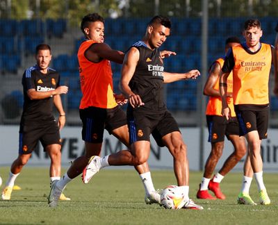 entrenamiento del real madrid