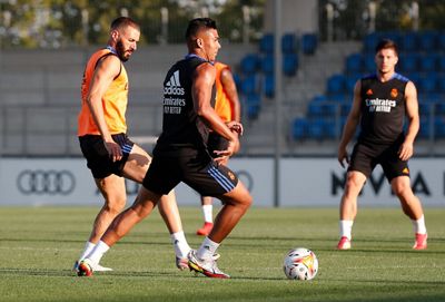 entrenamiento del real madrid