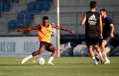 entrenamiento del real madrid