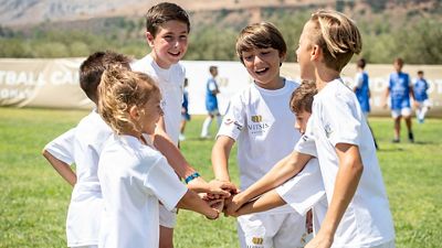 Éxito de los clínics de la Fundación Real Madrid en Rodas