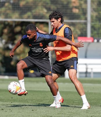 entrenamiento del real madrid