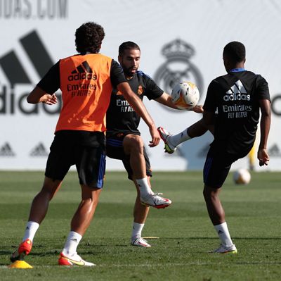 entrenamiento del real madrid