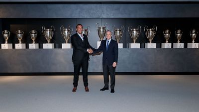 Ignacio Ruglio visitó la Ciudad Real Madrid