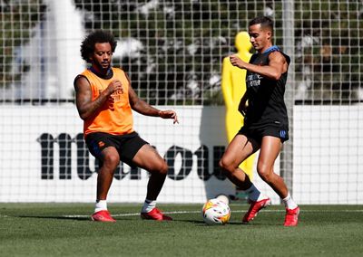 entrenamiento del real madrid