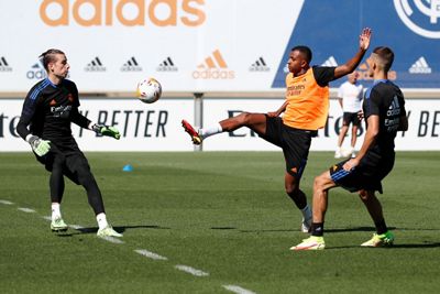 entrenamiento del real madrid