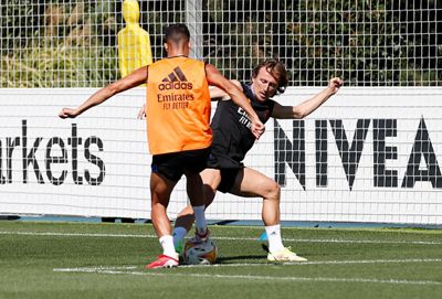 entrenamiento del real madrid