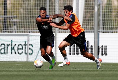entrenamiento del real madrid