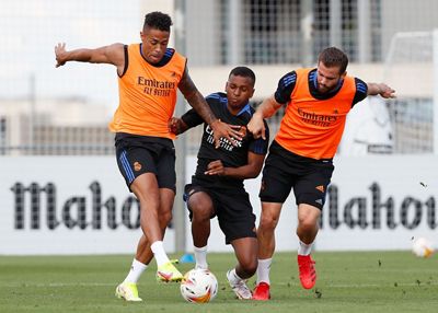 entrenamiento del real madrid