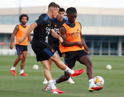 entrenamiento del real madrid