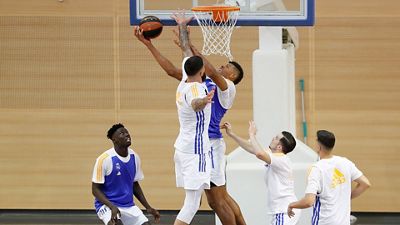 Último entrenamiento antes de viajar a la Supercopa Endesa