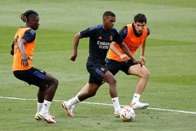entrenamiento del real madrid