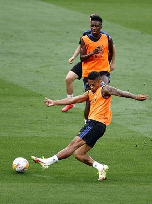 entrenamiento del real madrid