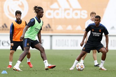 entrenamiento del real madrid