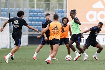 entrenamiento del real madrid