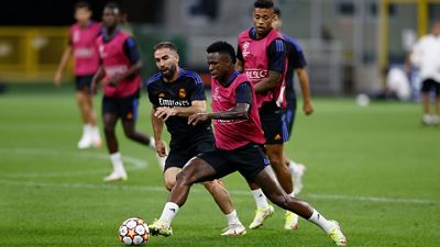 El Real Madrid se entrenó en San Siro