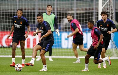 entrenamiento del real madrid en milán