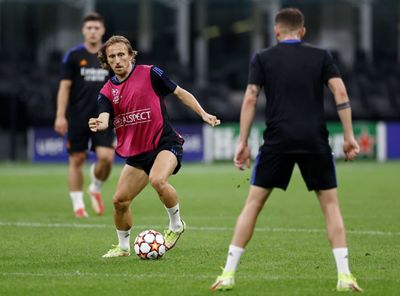 entrenamiento del real madrid en milán