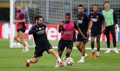 entrenamiento del real madrid en milán