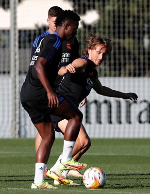 entrenamiento del real madrid