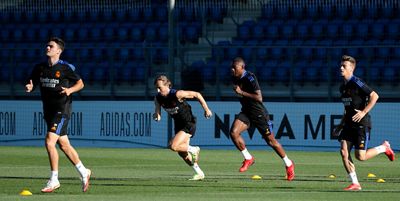 entrenamiento del real madrid