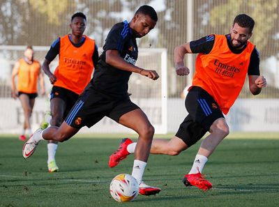 entrenamiento del real madrid