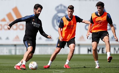 entrenamiento del real madrid