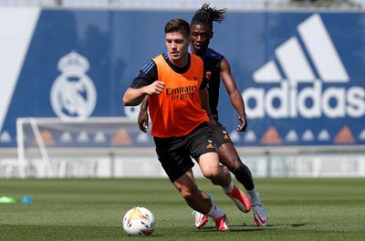 entrenamiento del real madrid