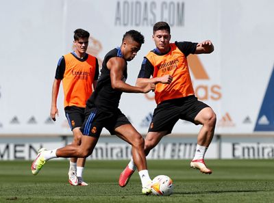 entrenamiento del real madrid