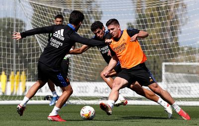 entrenamiento del real madrid
