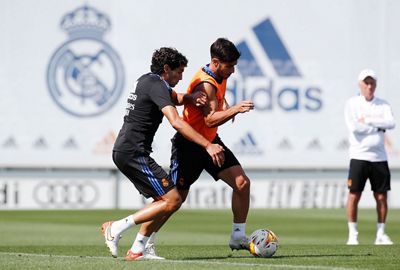 entrenamiento del real madrid