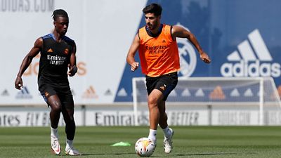 El equipo prepara el partido ante el Mallorca