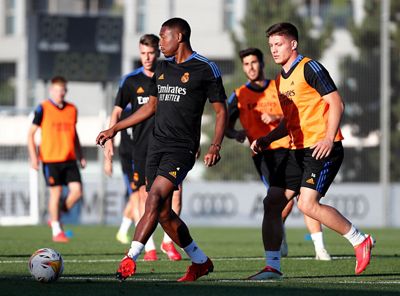 entrenamiento del real madrid