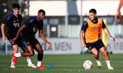 entrenamiento del real madrid