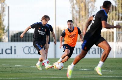 entrenamiento del real madrid