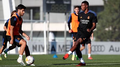 Último entrenamiento antes de recibir al Mallorca