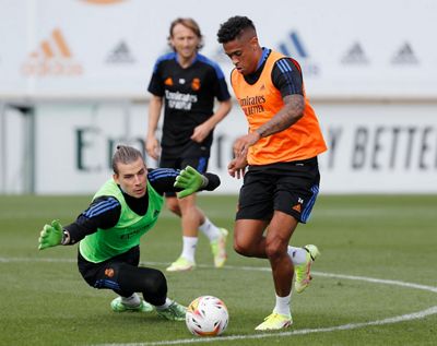 entrenamiento del real madrid