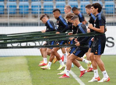 entrenamiento del real madrid
