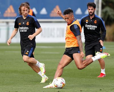 entrenamiento del real madrid