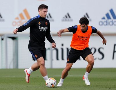 entrenamiento del real madrid