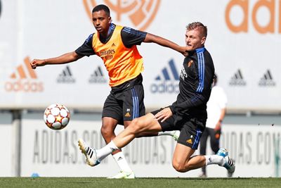 entrenamiento del real madrid