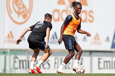 entrenamiento del real madrid