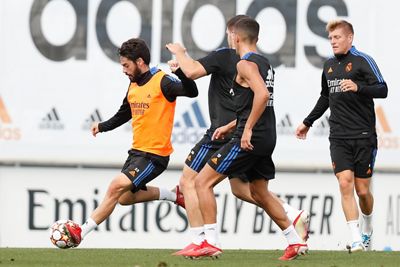 entrenamiento del real madrid
