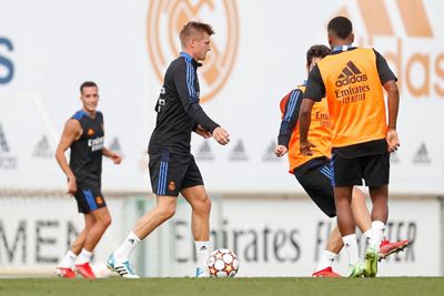 entrenamiento del real madrid