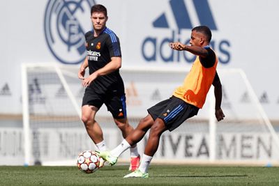 entrenamiento del real madrid