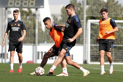 entrenamiento del real madrid