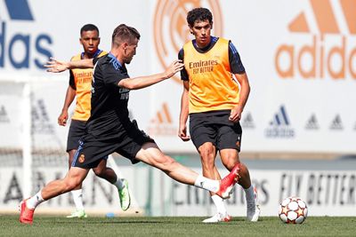 entrenamiento del real madrid