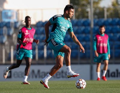 entrenamiento del real madrid