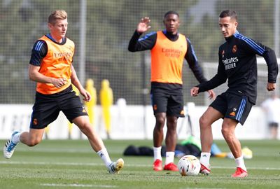 entrenamiento del real madrid