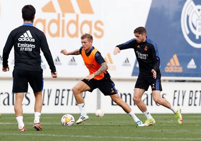 entrenamiento del real madrid