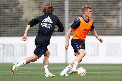entrenamiento del real madrid